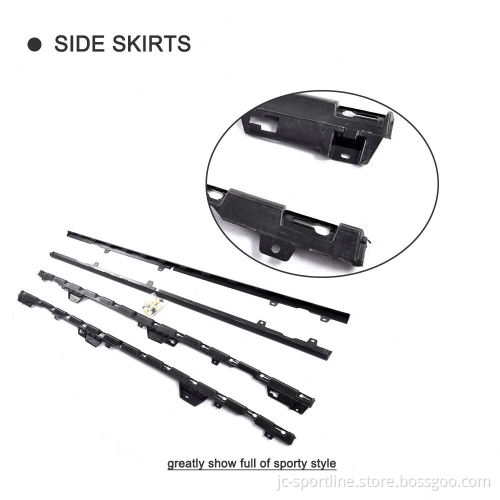 ABS Car Side Skirt Kit for Volkswagen Golf MK7 7 and 7.5 (2014-2018)